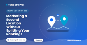 Marketing a second location without splitting rankings